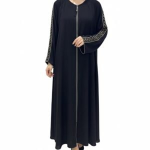 Nasa عباية سحاب كلوش انيقة