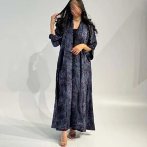 Tori عباية تك توك جاكار بنفسجي