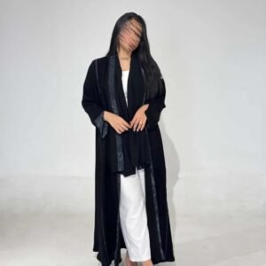 Tori عباية سيراميك مع تدخيلات شيفون