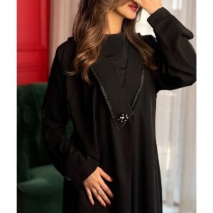 GEYAHEB عباية مميزة قماش بليزر بربطه مميزة وطقطق ملكي