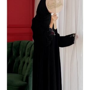 GEYAHEB عباية بتصميم مميز قماش نواعم كوري