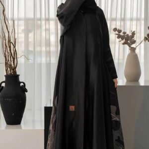 Hasnaa Abaya عباية نهى بتطريز فاخر